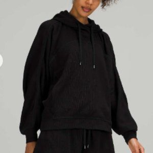 Lululemon Mellow In Hoodie Waffle - Black - Size M/L